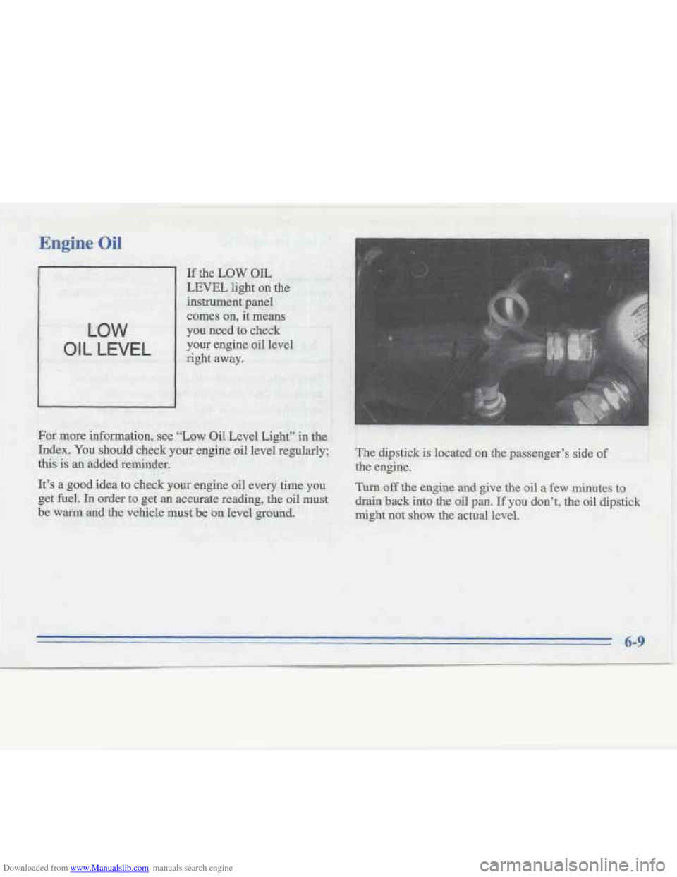 CADILLAC FLEETWOOD 1995 2.G Owners Manual Downloaded from www.Manualslib.com manuals search engine   