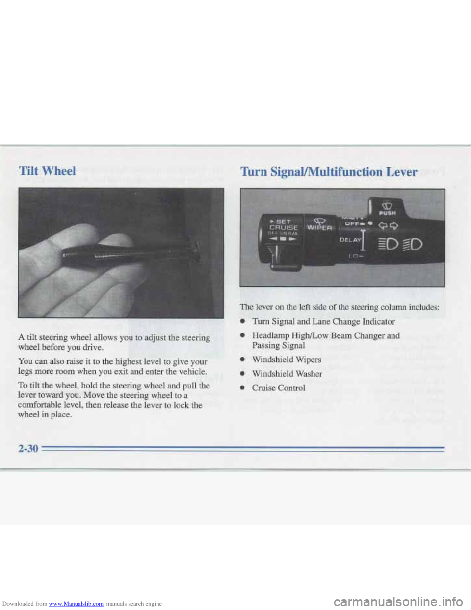 CADILLAC FLEETWOOD 1995 2.G Owners Manual Downloaded from www.Manualslib.com manuals search engine   