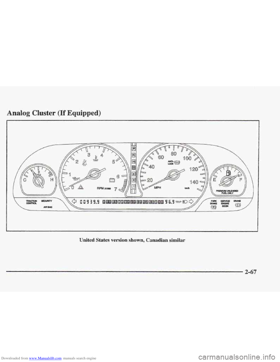 CADILLAC ELDORADO 1997 10.G Owners Manual Downloaded from www.Manualslib.com manuals search engine   