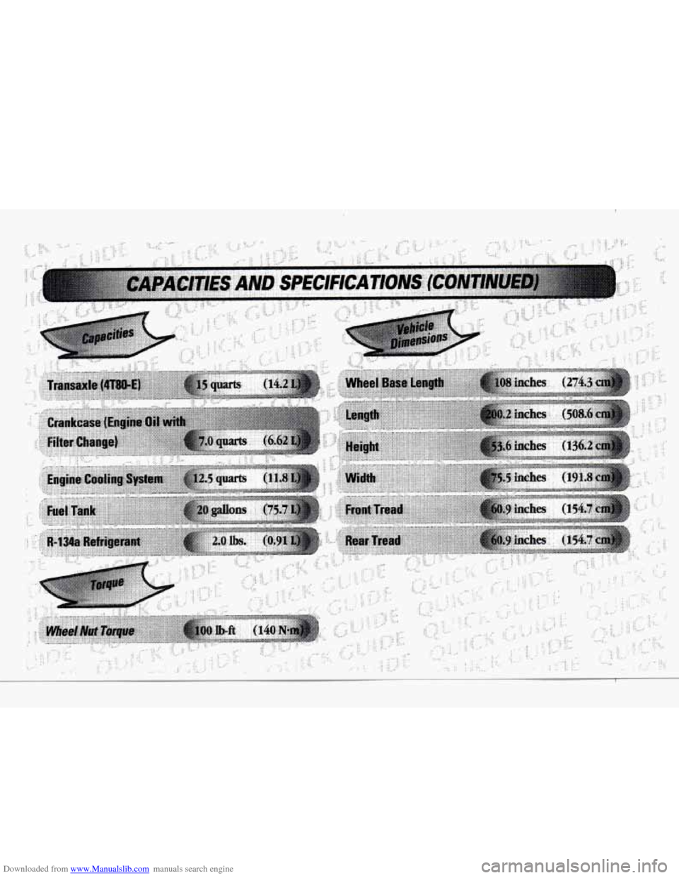 CADILLAC ELDORADO 1997 10.G Owners Manual Downloaded from www.Manualslib.com manuals search engine   