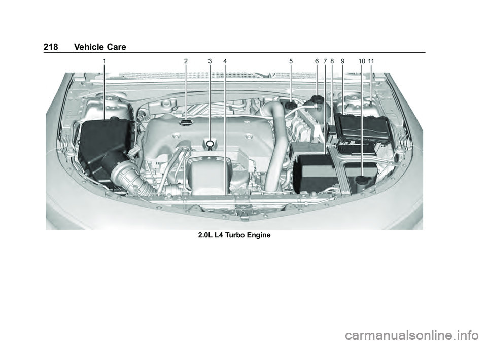 CHEVROLET MALIBU 2020  Owners Manual Chevrolet Malibu Owner Manual (GMNA-Localizing-U.S./Canada/Mexico-
13555849) - 2020 - CRC - 8/21/19
218 Vehicle Care
2.0L L4 Turbo Engine 