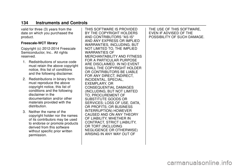 CHEVROLET SILVERADO 1500 LD 2019 Owners Manual Chevrolet Silverado LD 1500 and Silverado 2500/3500 Owner Manual (GMNA-
Localizing-U.S./Canada-12162993) - 2019 - crc - 7/30/18
134 Instruments and Controls
valid for three (3) years from the
date on CHEVROLET SILVERADO 1500 LD 2019 Owners Manual Chevrolet Silverado LD 1500 and Silverado 2500/3500 Owner Manual (GMNA-
Localizing-U.S./Canada-12162993) - 2019 - crc - 7/30/18
134 Instruments and Controls
valid for three (3) years from the
date on