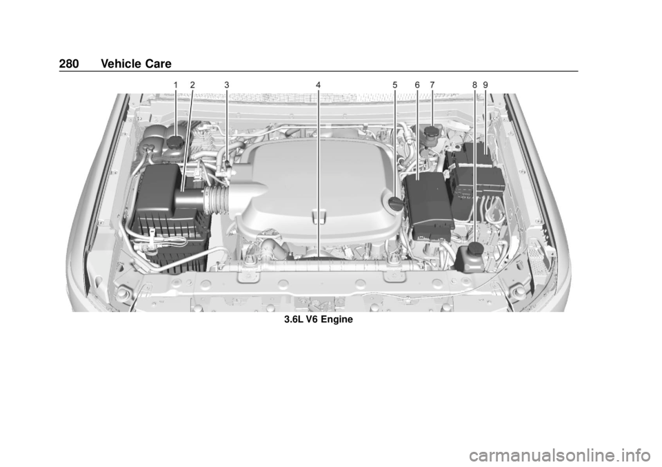 CHEVROLET COLORADO 2018  Owners Manual Chevrolet Colorado Owner Manual (GMNA-Localizing-U.S./Canada/Mexico-
11349743) - 2018 - crc - 10/12/17
280 Vehicle Care
3.6L V6 Engine 