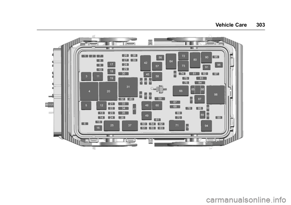 CHEVROLET MALIBU 2018  Owners Manual Chevrolet Malibu Owner Manual (GMNA-Localizing-U.S./Canada/Mexico-
11348460) - 2018 - crc - 5/3/17
Vehicle Care 303 