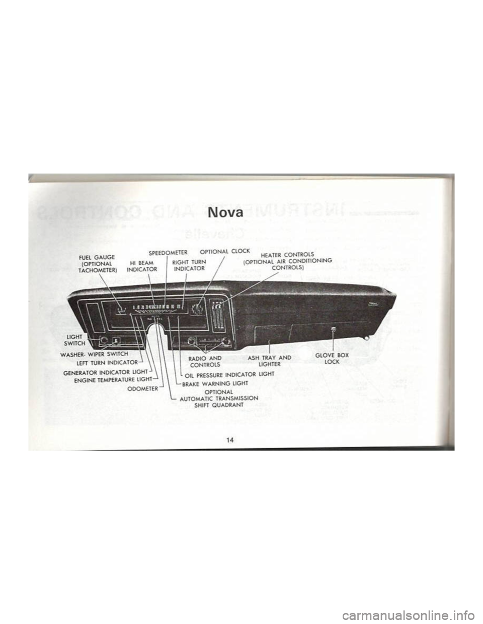 CHEVROLET CAMARO 1969  Owners Manual 