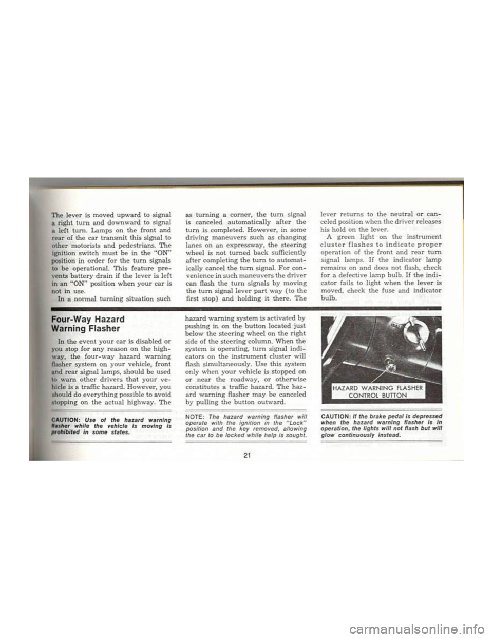 CHEVROLET CAMARO 1969  Owners Manual 