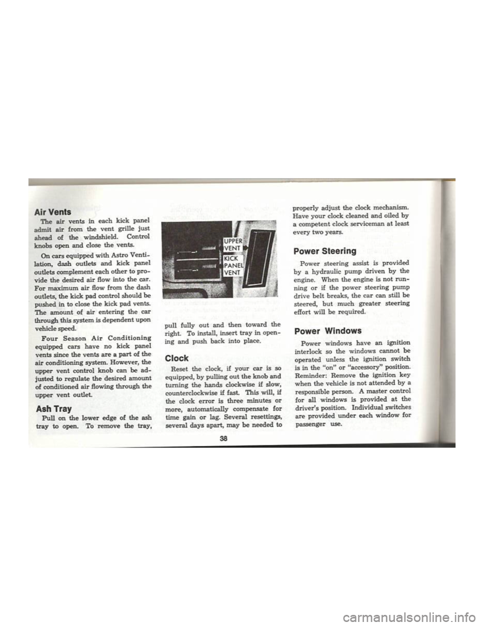 CHEVROLET CAMARO 1969  Owners Manual 