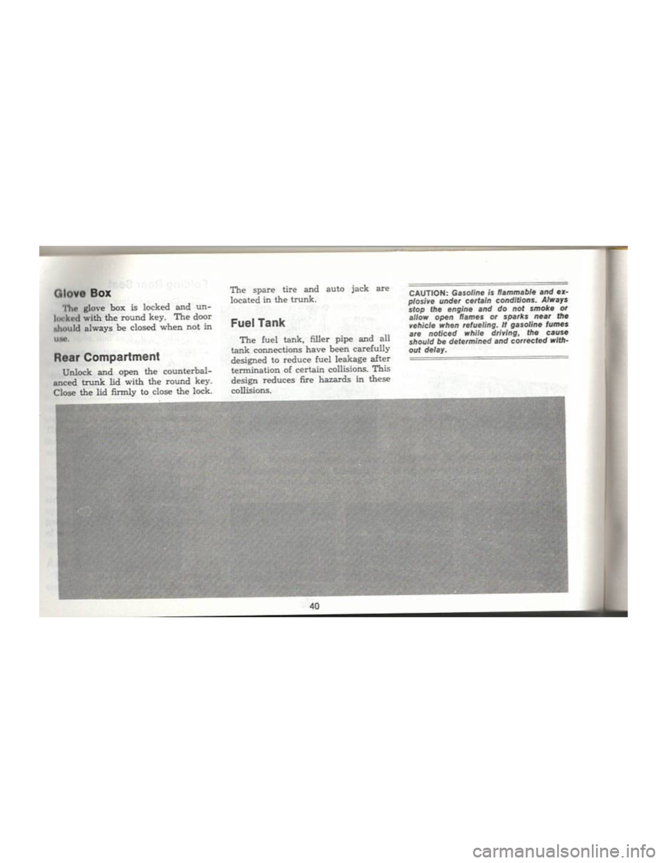 CHEVROLET CAMARO 1969  Owners Manual 