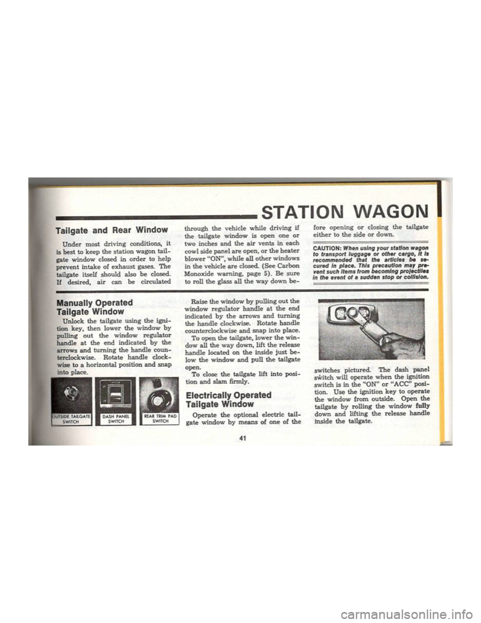 CHEVROLET CAMARO 1969  Owners Manual 