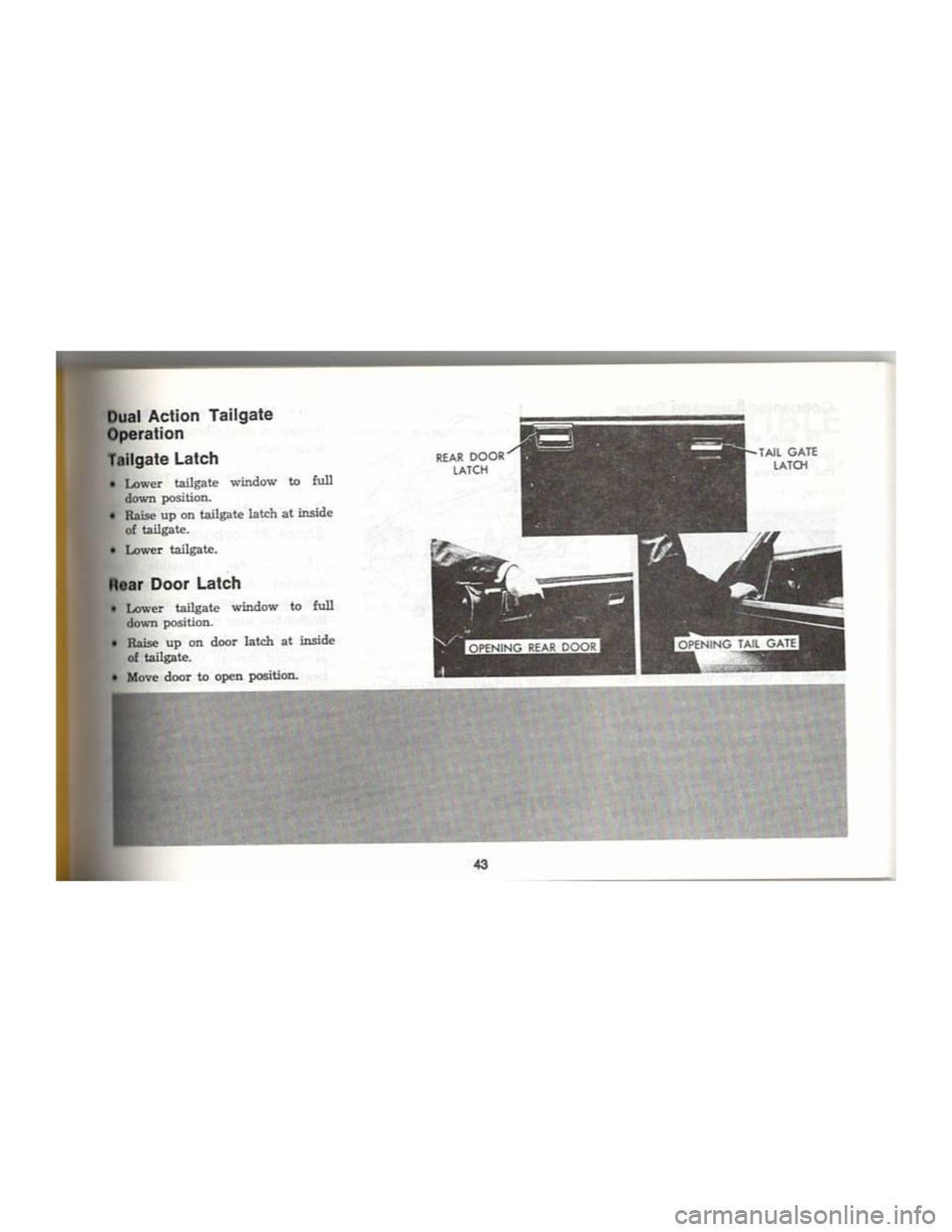 CHEVROLET CAMARO 1969  Owners Manual 