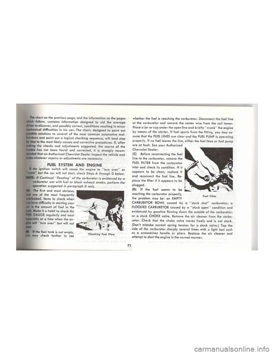 CHEVROLET CAMARO 1969  Owners Manual 
