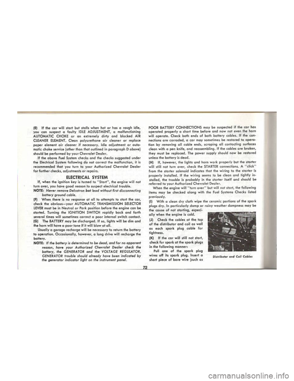 CHEVROLET CAMARO 1969  Owners Manual 