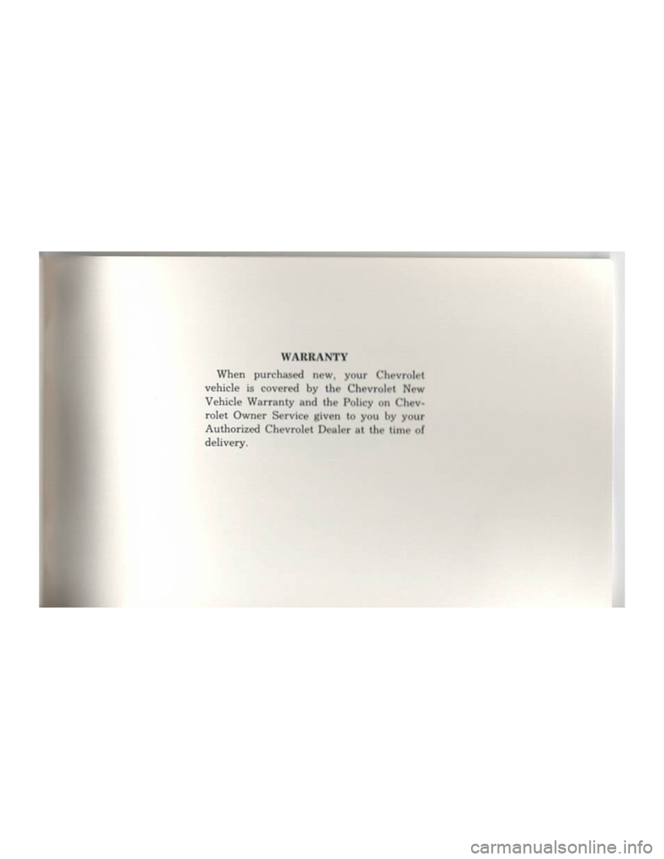 CHEVROLET CAMARO 1969  Owners Manual 