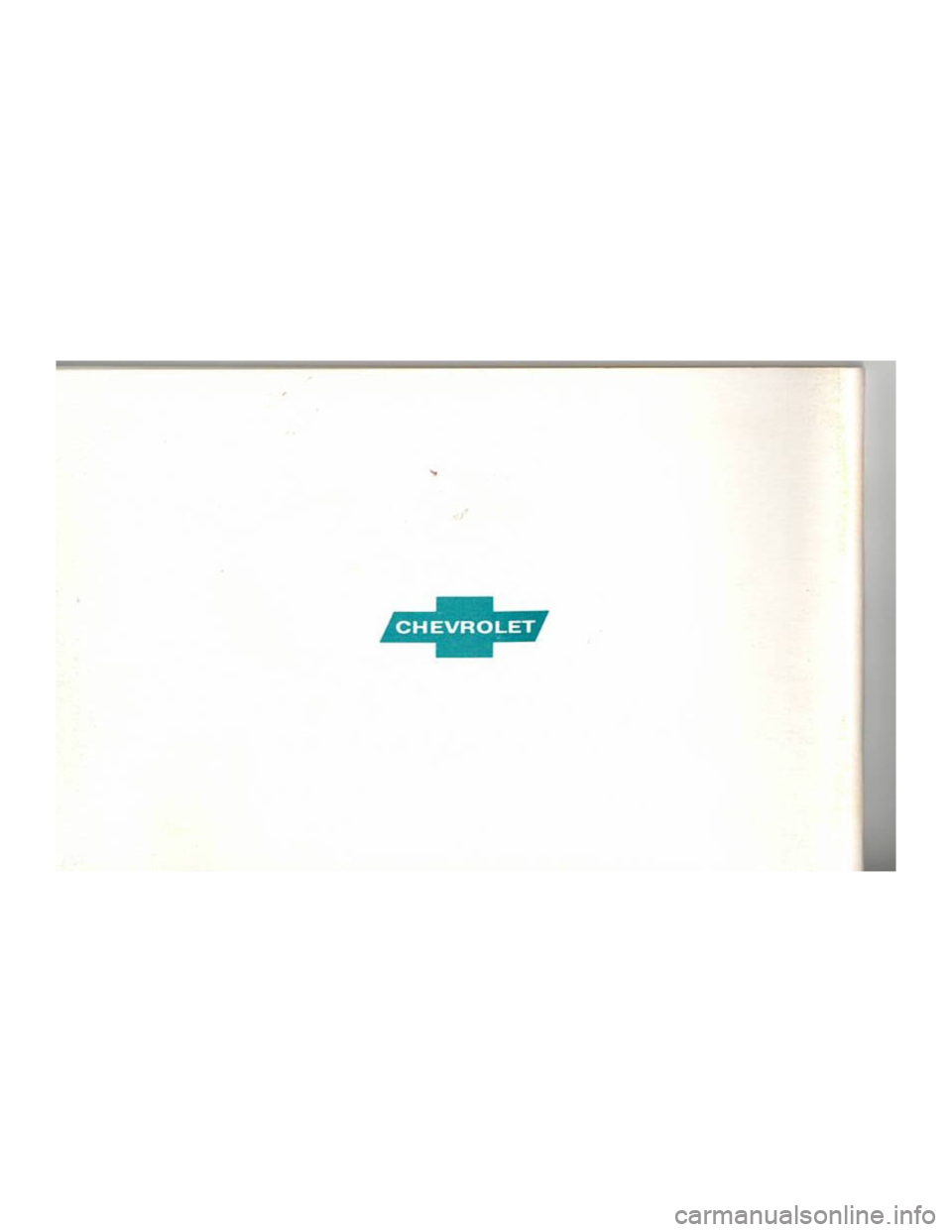 CHEVROLET CAMARO 1969  Owners Manual 