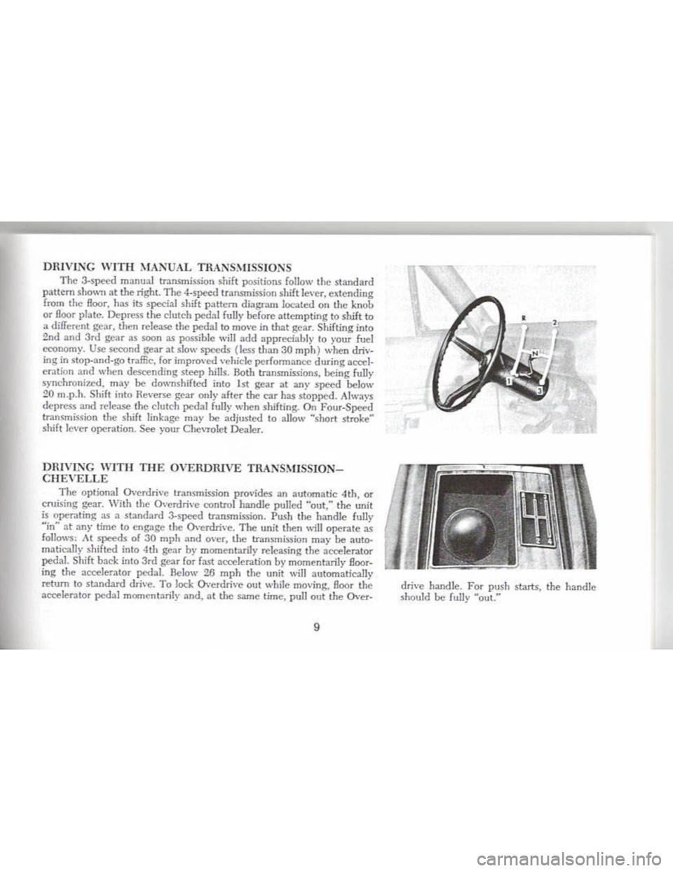 CHEVROLET CAMARO 1968  Owners Manual 
