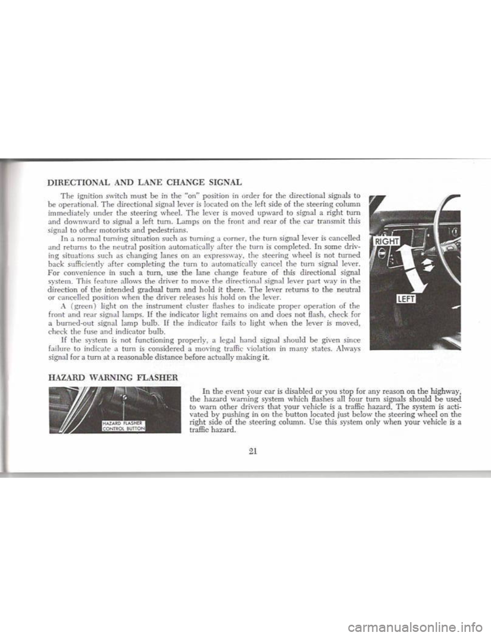 CHEVROLET CAMARO 1968  Owners Manual 