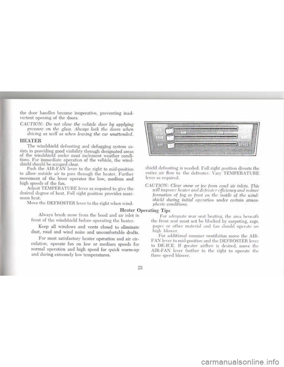 CHEVROLET CAMARO 1968  Owners Manual 