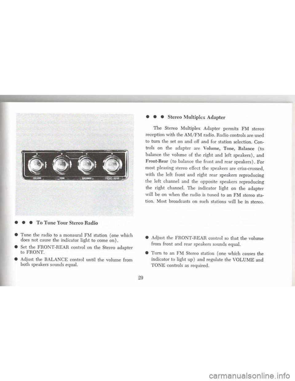 CHEVROLET CAMARO 1968  Owners Manual 