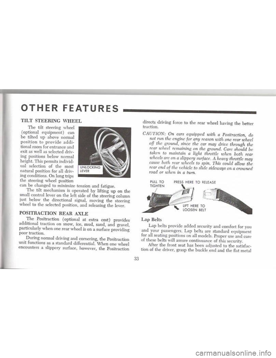 CHEVROLET CAMARO 1968  Owners Manual 