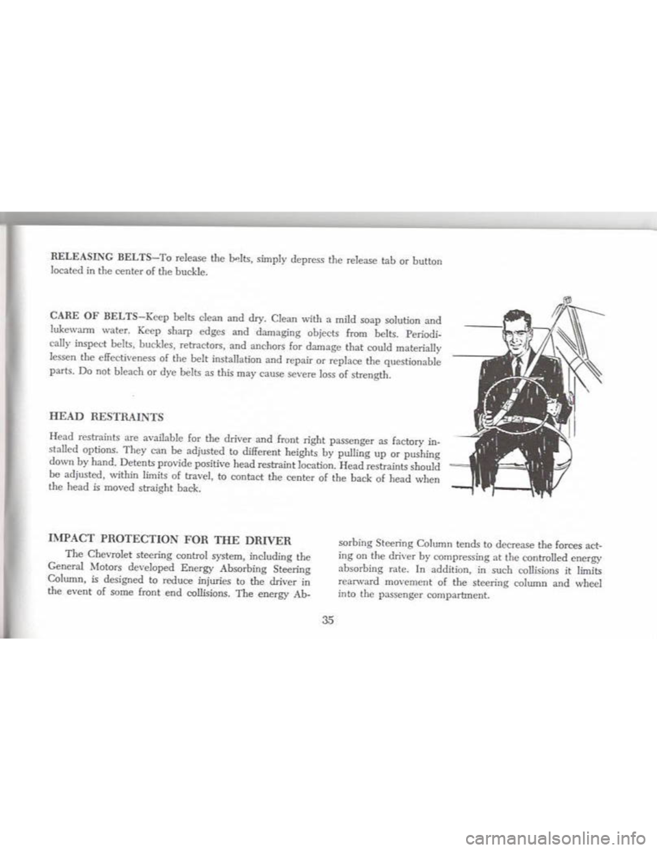 CHEVROLET CAMARO 1968  Owners Manual 