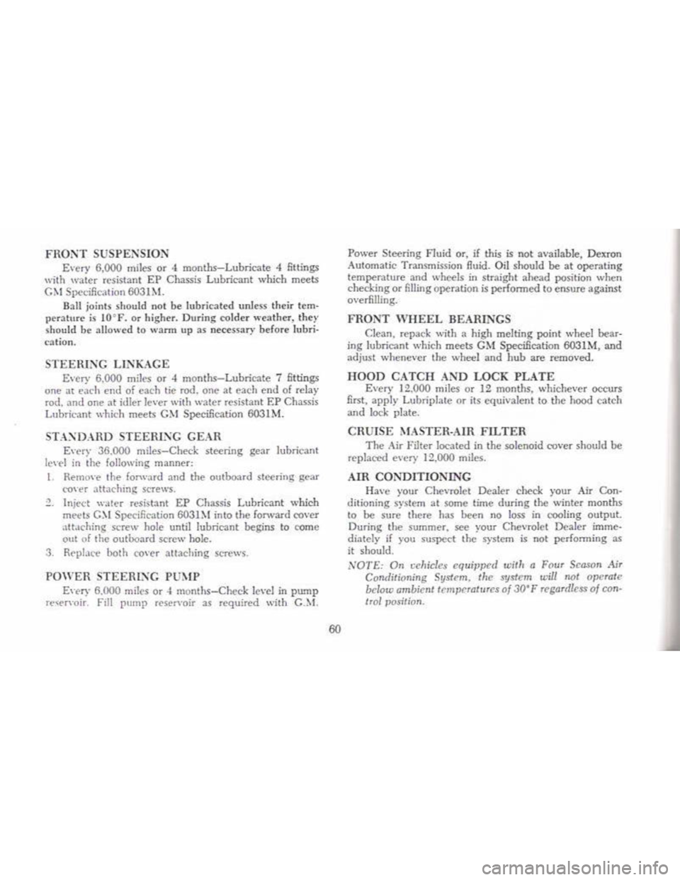 CHEVROLET CAMARO 1968  Owners Manual 