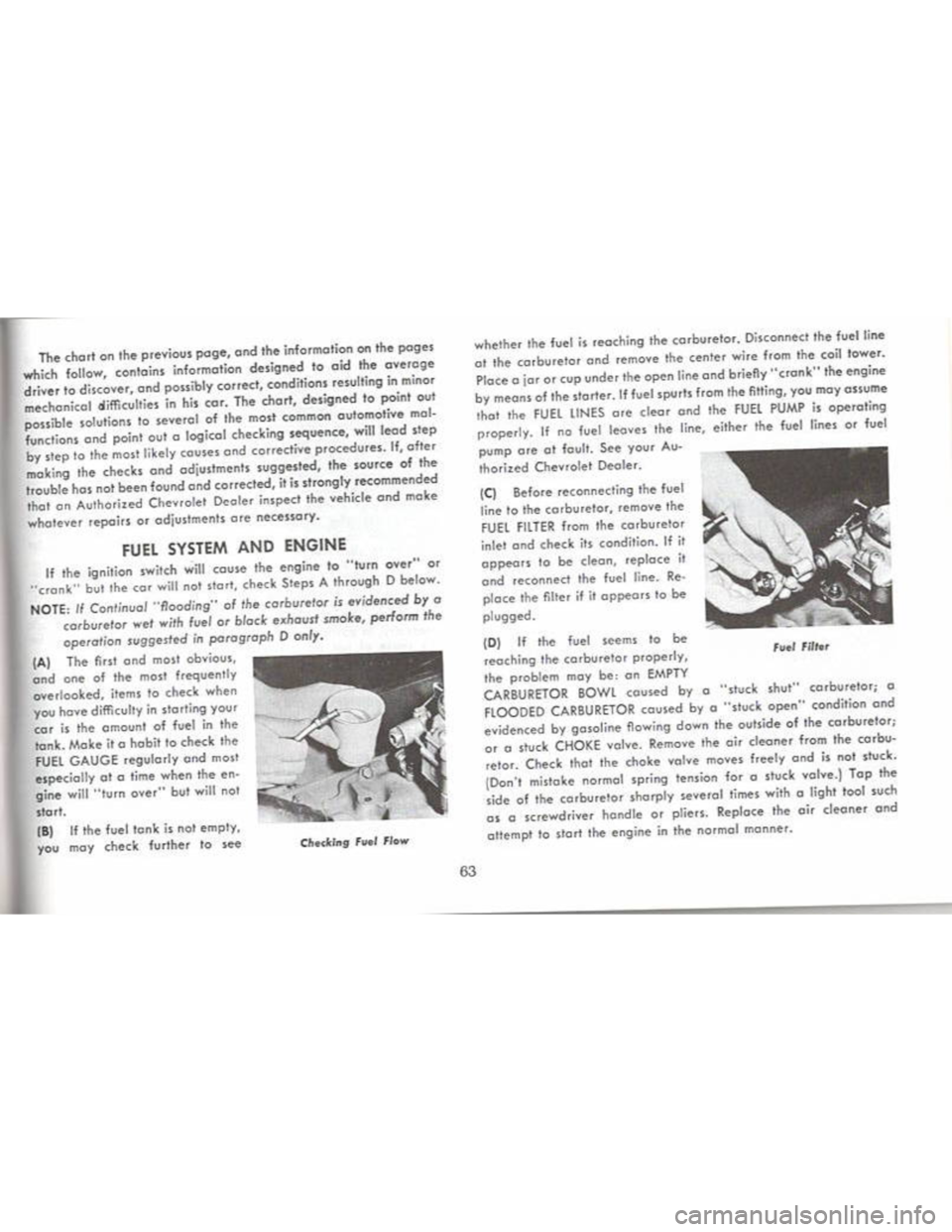 CHEVROLET CAMARO 1968  Owners Manual 