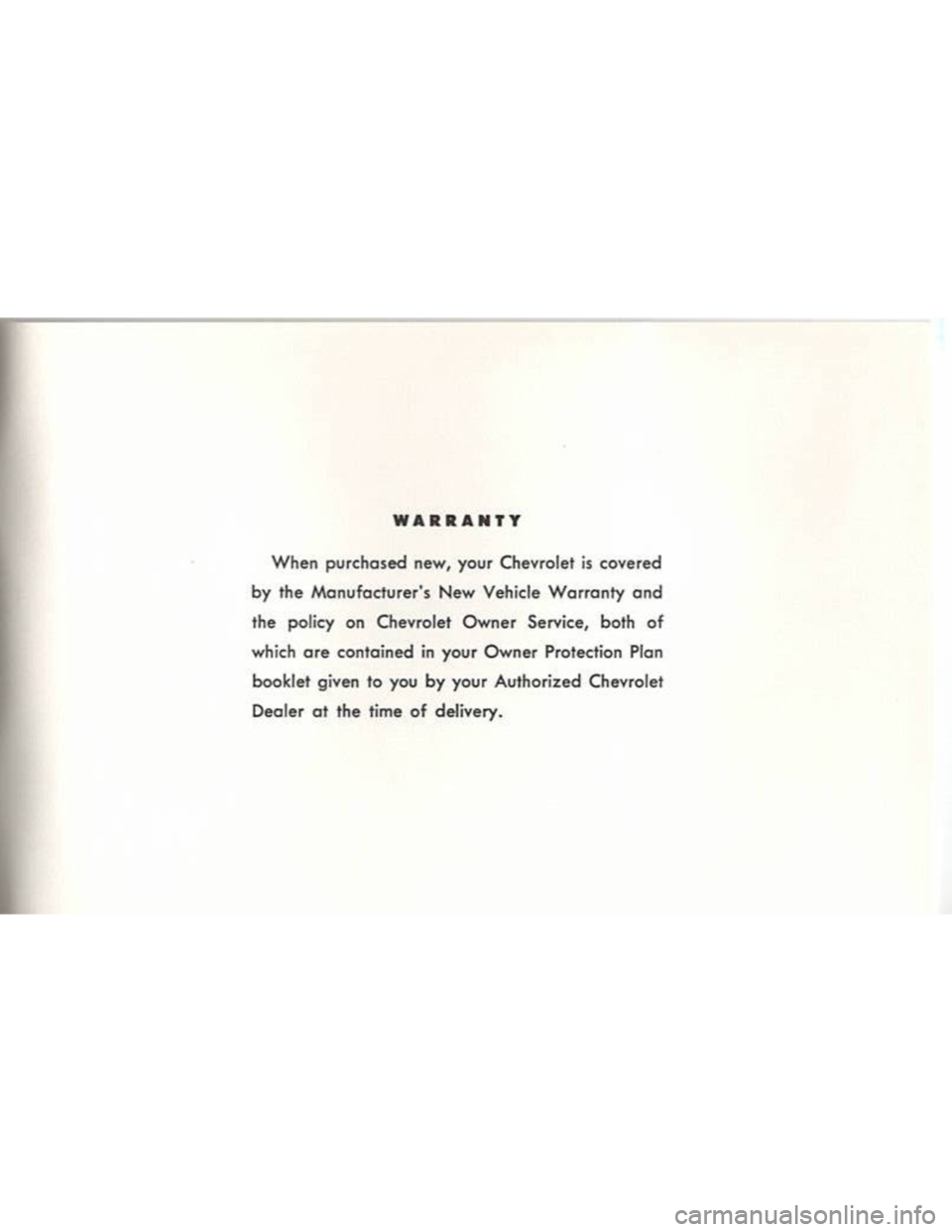 CHEVROLET CAMARO 1968  Owners Manual 
