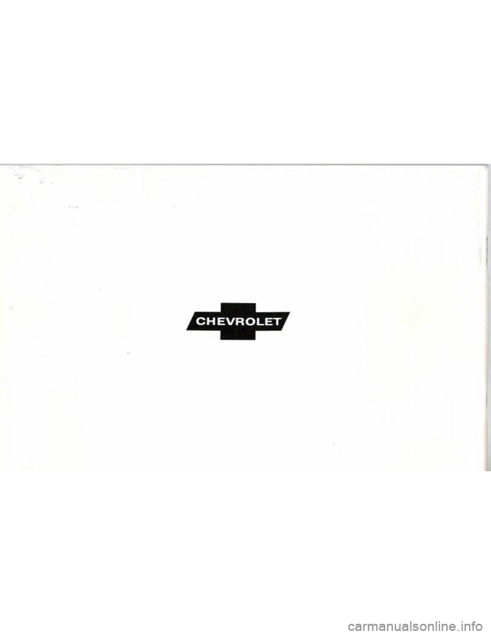 CHEVROLET CAMARO 1968  Owners Manual 