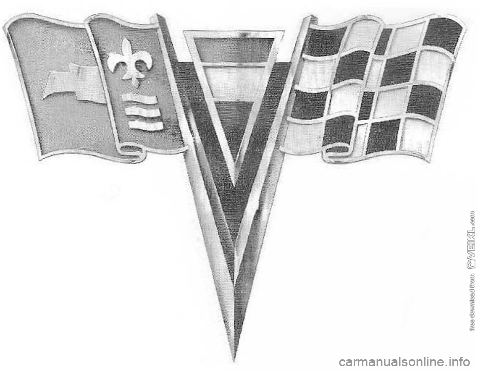 CHEVROLET CORVETTE 1964  Owners Manual 