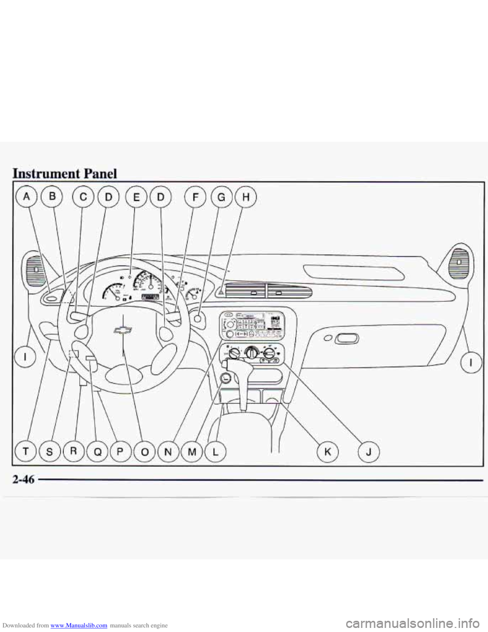 CHEVROLET MALIBU 1998  Owners Manual Downloaded from www.Manualslib.com manuals search engine Instrument  Panel   