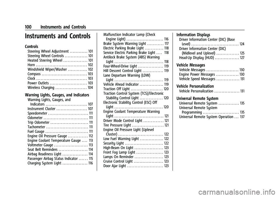 CHEVROLET SILVERADO 2500 2023 Owners Manual Chevrolet Silverado 2500 HD/3500 HD Owner Manual (GMNA-Localizing-U.
S./Canada/Mexico-15546003) - 2022 - CRC - 5/12/21
100 Instruments and Controls
Instruments and Controls
Controls
Steering Wheel Adj CHEVROLET SILVERADO 2500 2023 Owners Manual Chevrolet Silverado 2500 HD/3500 HD Owner Manual (GMNA-Localizing-U.
S./Canada/Mexico-15546003) - 2022 - CRC - 5/12/21
100 Instruments and Controls
Instruments and Controls
Controls
Steering Wheel Adj