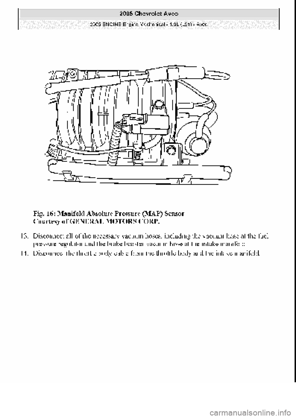 CHEVROLET AVEO 2002  Service Repair Manual 