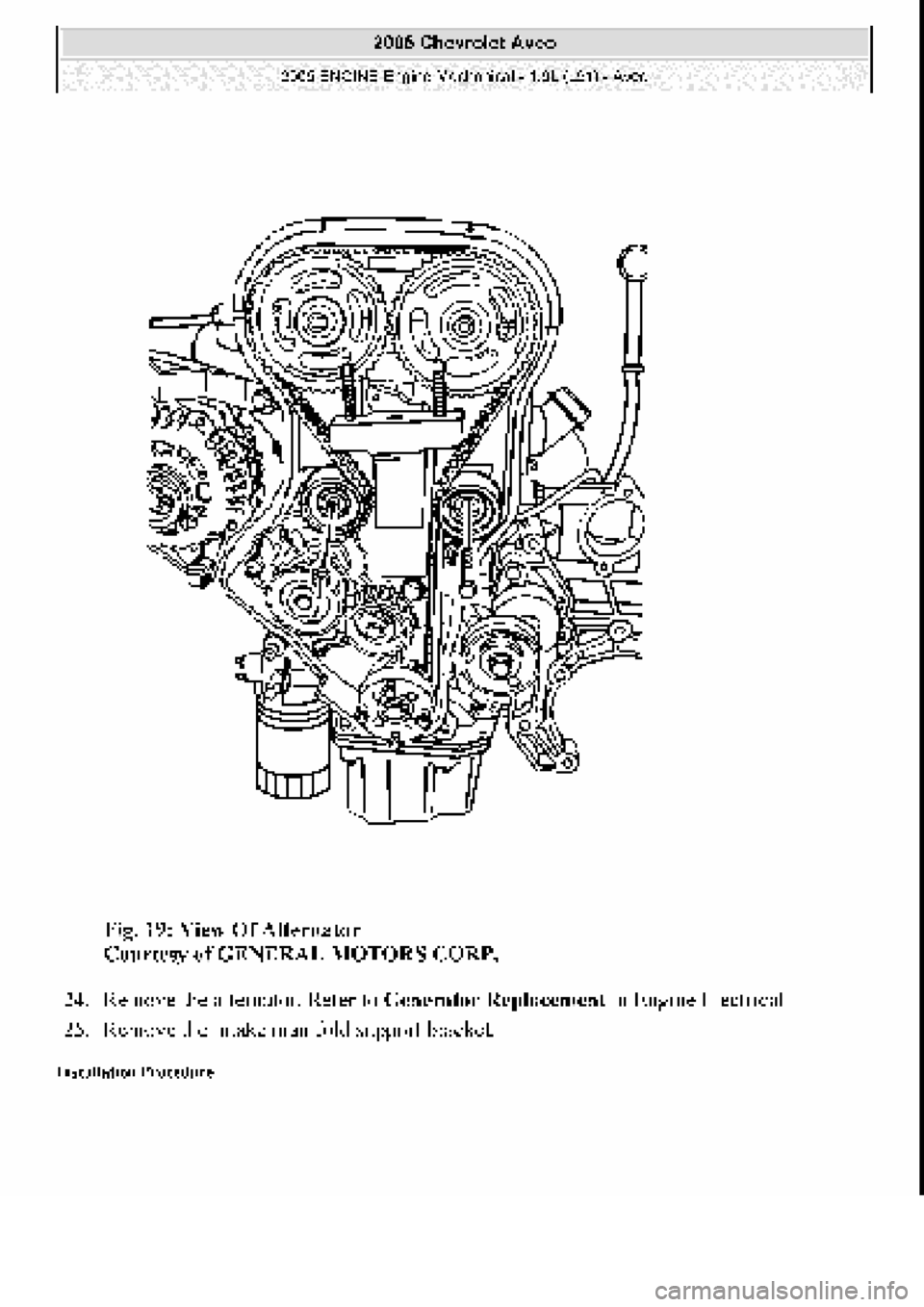 CHEVROLET AVEO 2002  Service Repair Manual 