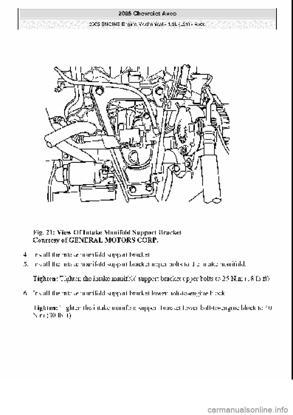 CHEVROLET AVEO 2002  Service Repair Manual 