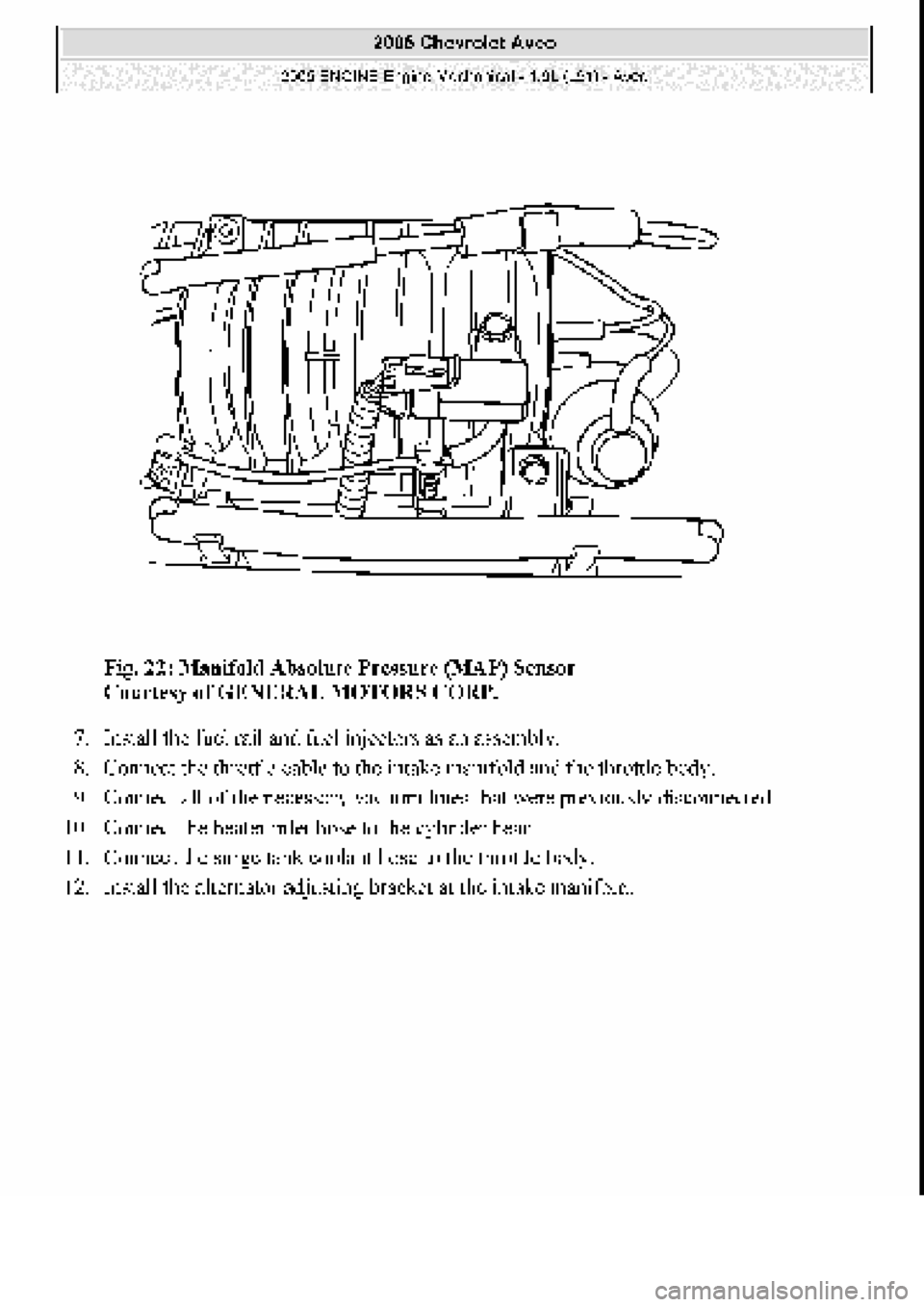 CHEVROLET AVEO 2002  Service Repair Manual 