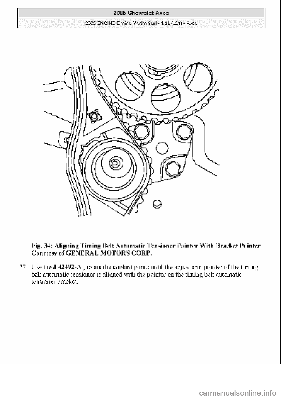 CHEVROLET AVEO 2002  Service Repair Manual 