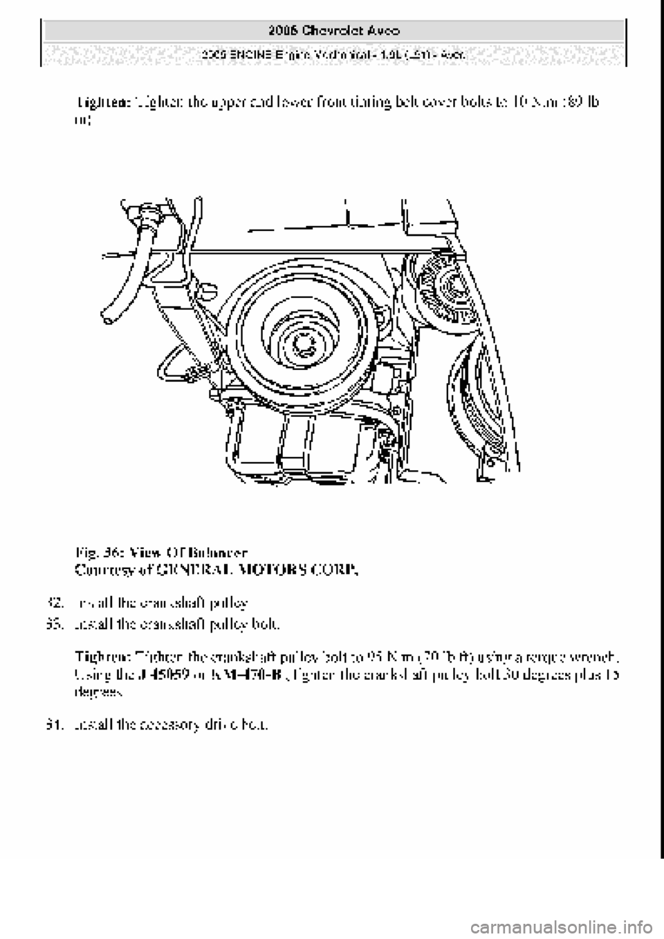 CHEVROLET AVEO 2002  Service Repair Manual 