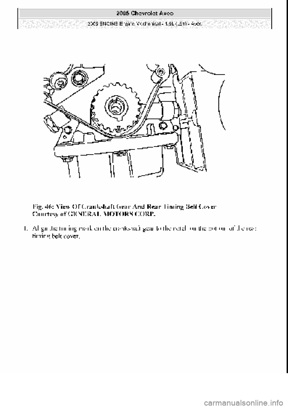 CHEVROLET AVEO 2002  Service Repair Manual 