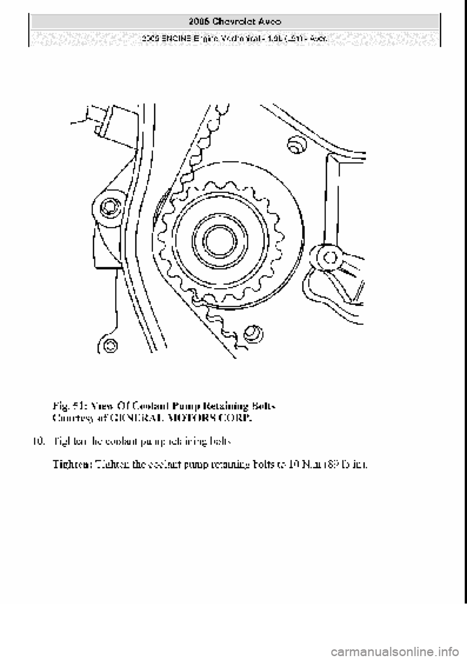CHEVROLET AVEO 2002  Service Repair Manual 