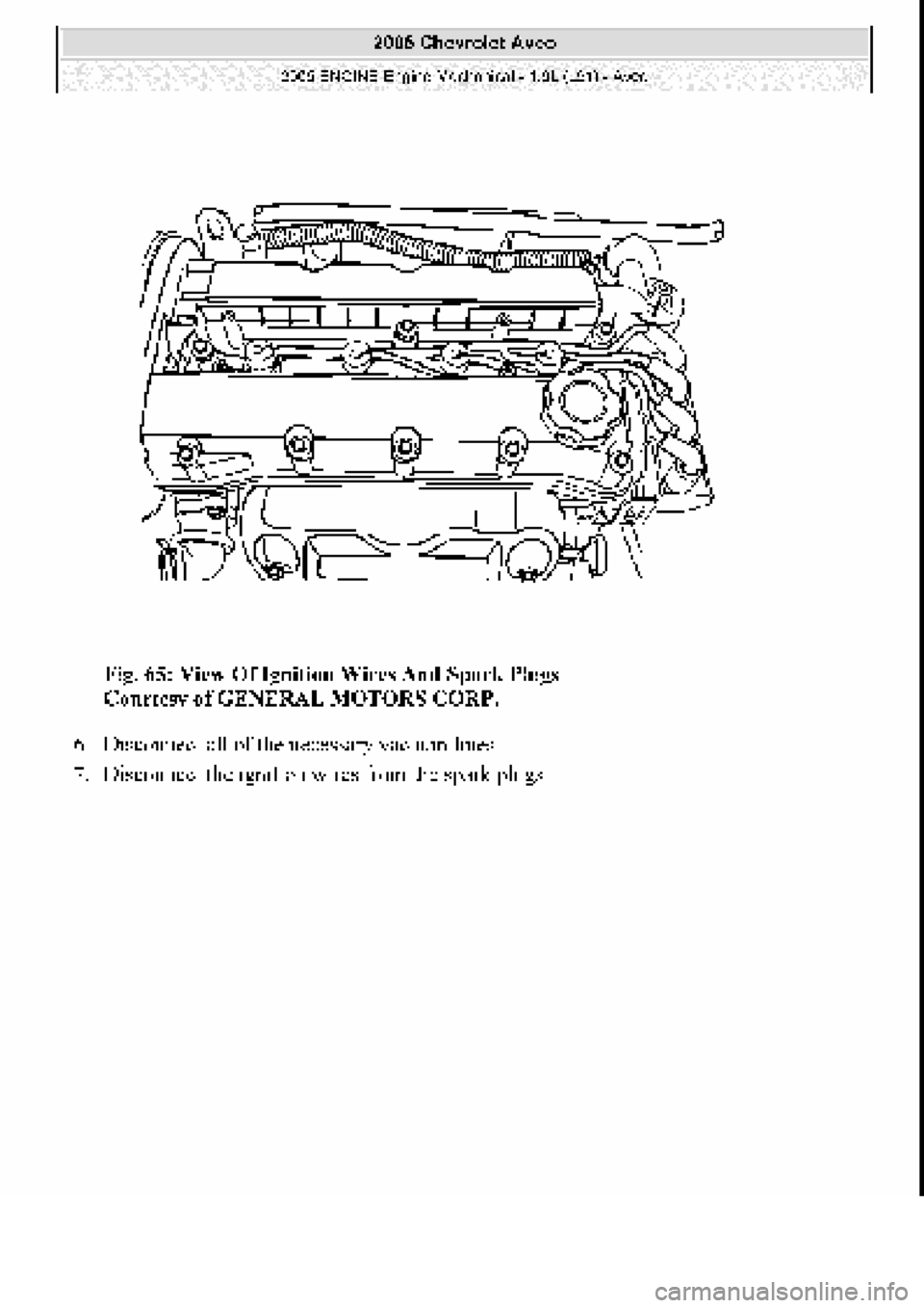 CHEVROLET AVEO 2002  Service Repair Manual 