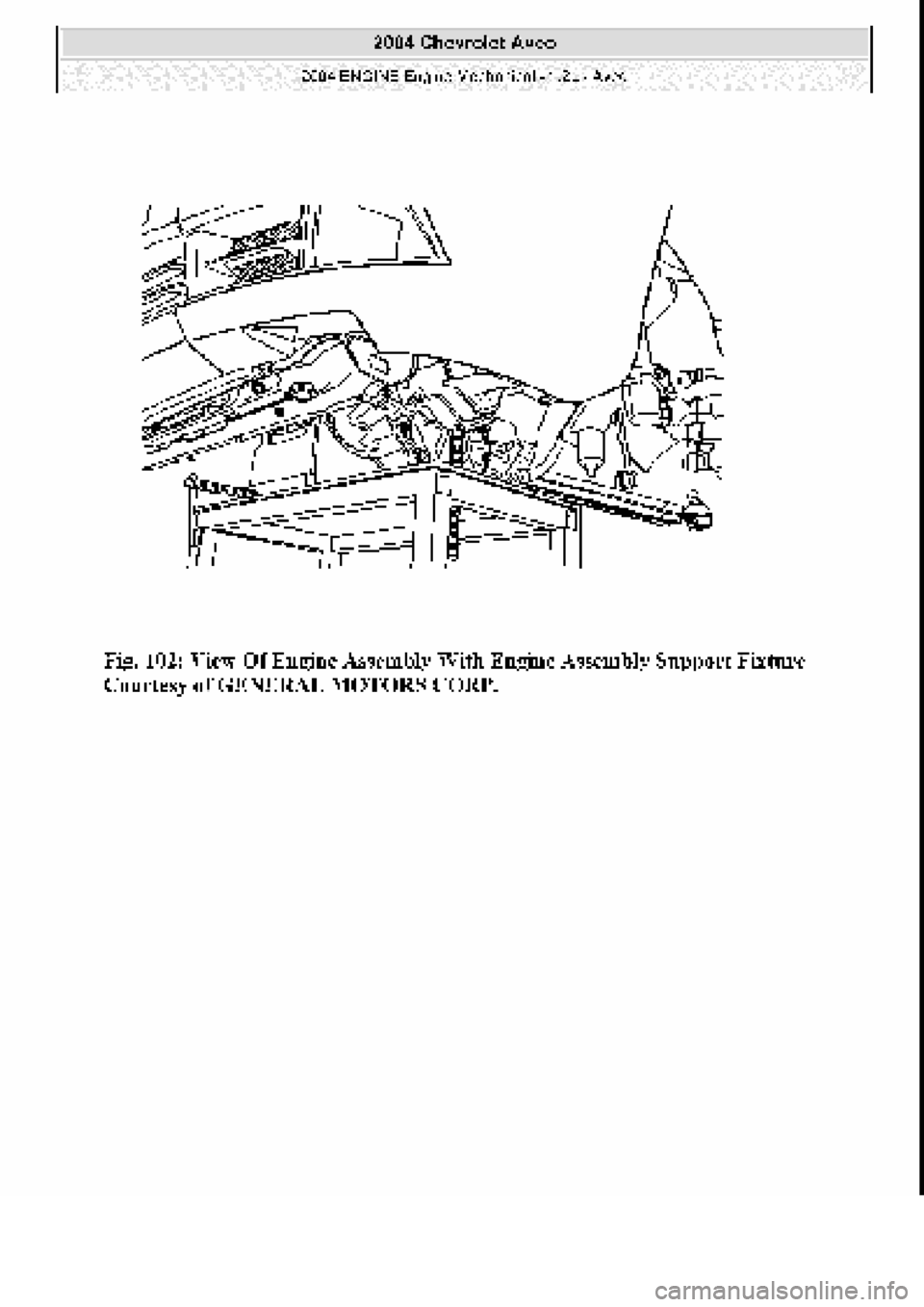 CHEVROLET AVEO 2002  Service Repair Manual 