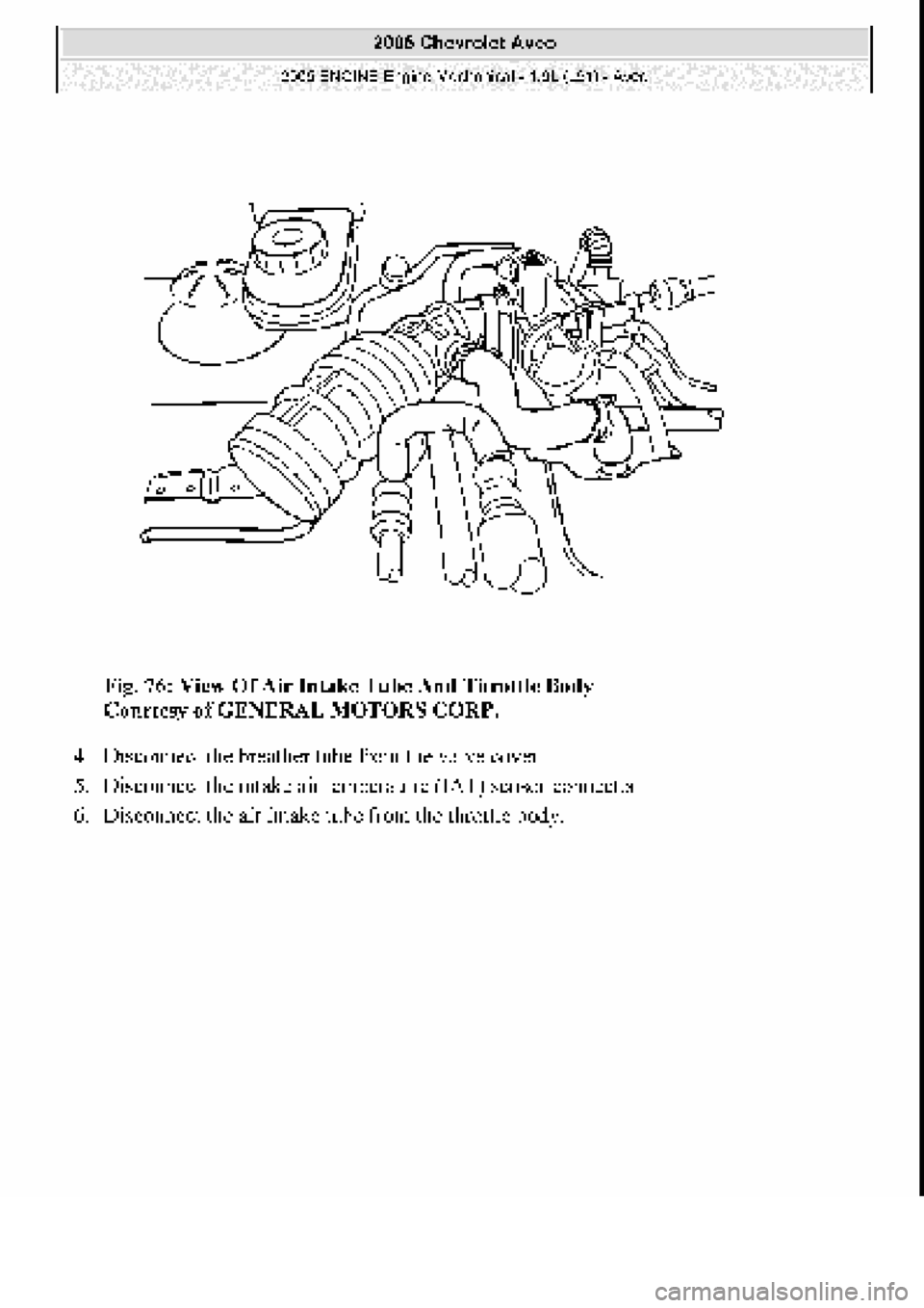 CHEVROLET AVEO 2002  Service Repair Manual 