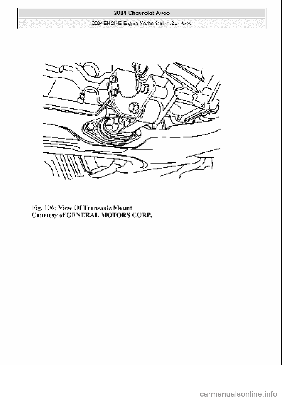 CHEVROLET AVEO 2002  Service Repair Manual 