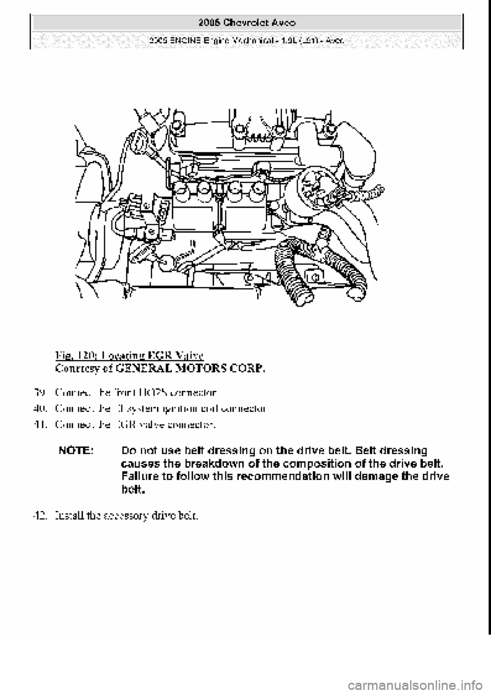 CHEVROLET AVEO 2002  Service Repair Manual 