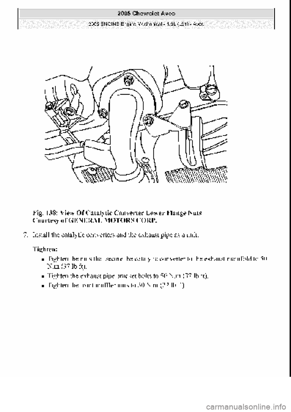 CHEVROLET AVEO 2002  Service Repair Manual 