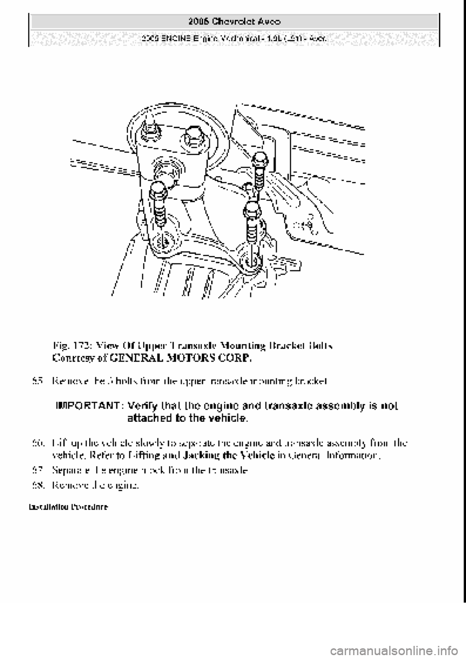 CHEVROLET AVEO 2002  Service Repair Manual 