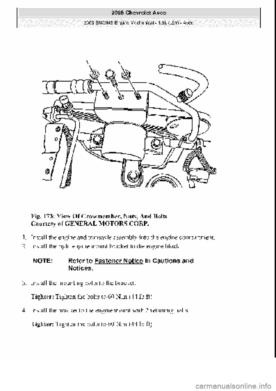 CHEVROLET AVEO 2002  Service Repair Manual 