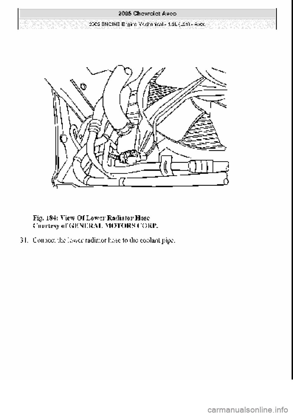 CHEVROLET AVEO 2002  Service Repair Manual 