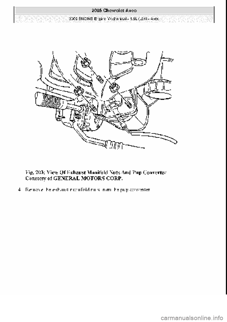 CHEVROLET AVEO 2002  Service Repair Manual 