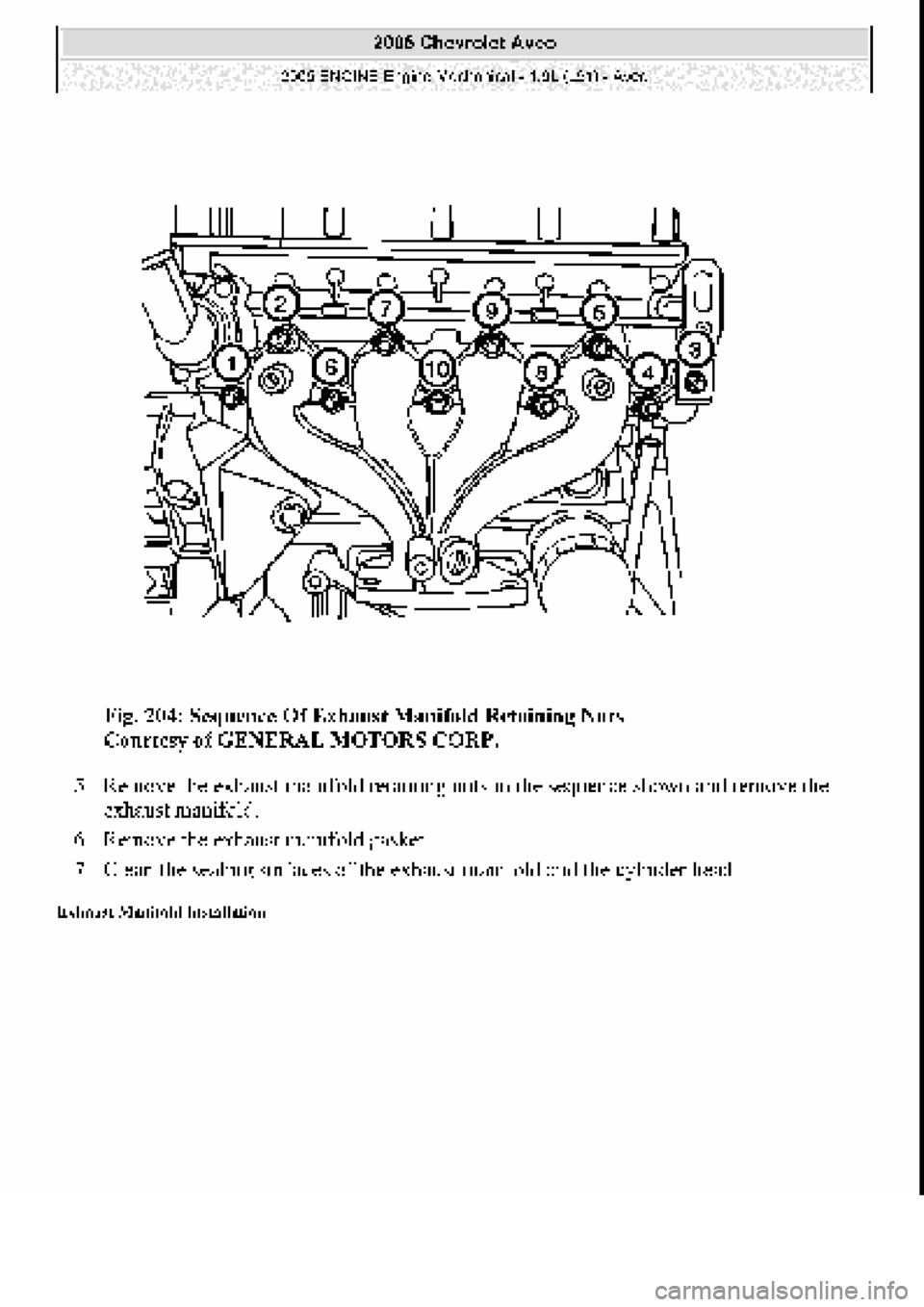 CHEVROLET AVEO 2002  Service Repair Manual 
